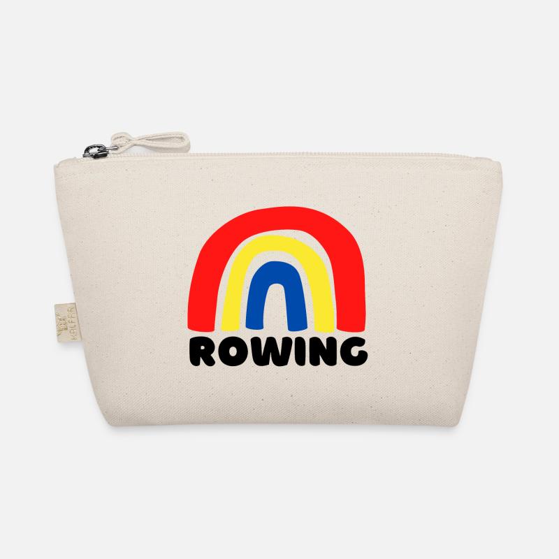 Rudern Regenbogen. Bio-Täschchen