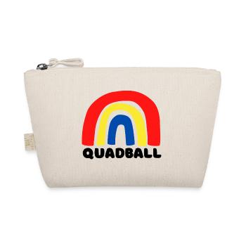 Quadball Rainbow - Organic Pouch - nature - Front
