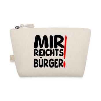 reicht mir Bürger - Bio-Täschchen - Natur - Vorne
