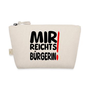 reicht mir Bürgerin - Bio-Täschchen - Natur - Vorne