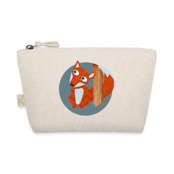 Fox Structure Woodland Nursery Pattern Comic - Organic Pouch - nature - Front