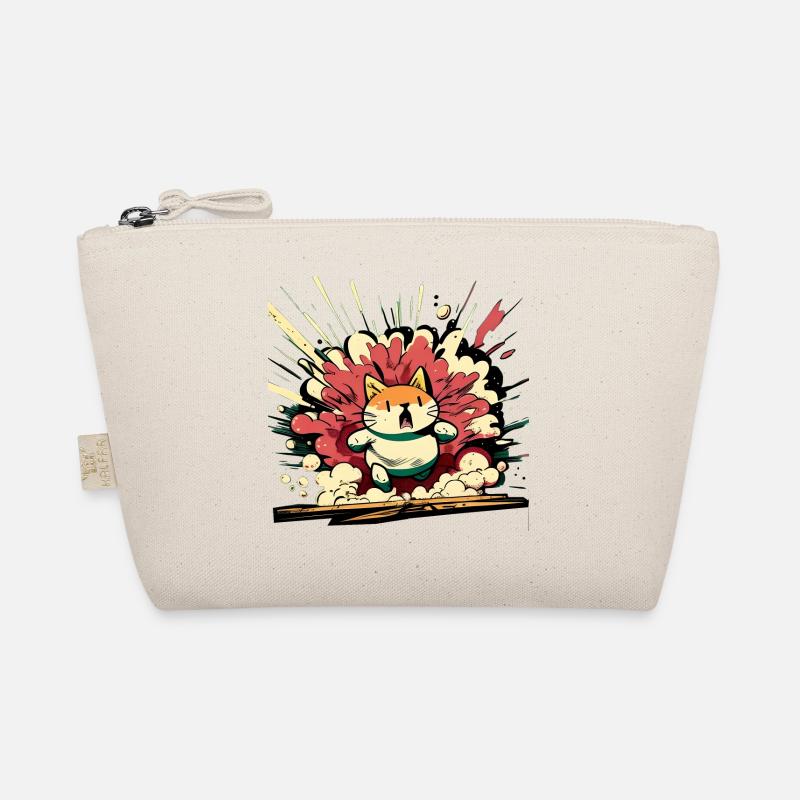 The cat did something wrong again Organic Pouch