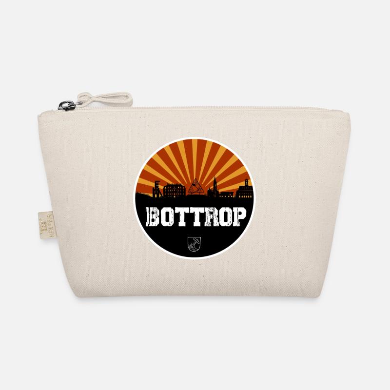 Bottrop Retro Skyline - Bio-Täschchen - Natur