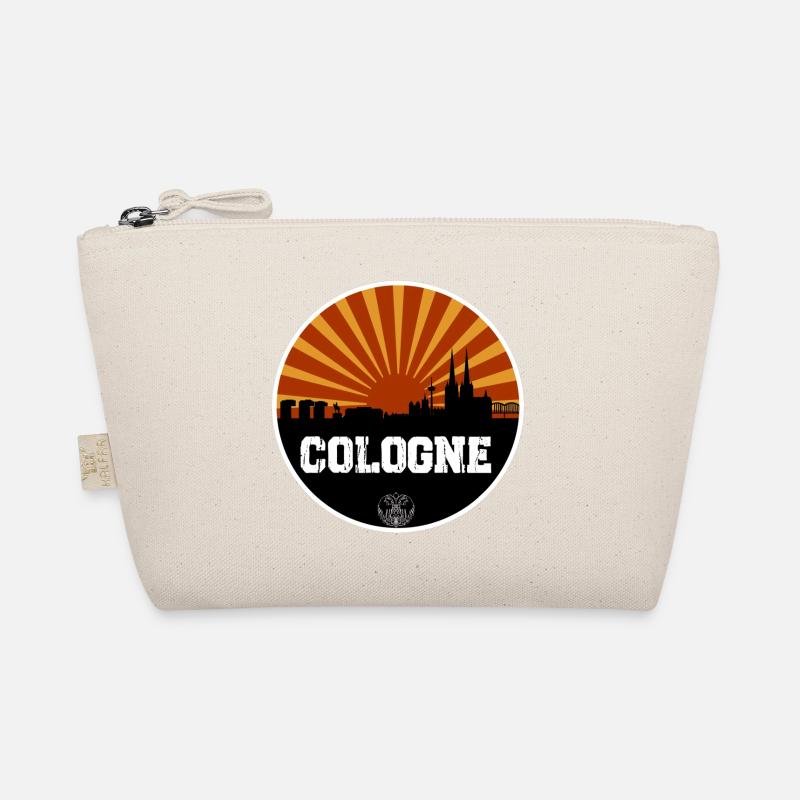 Cologne Retro Skyline Bio-Täschchen