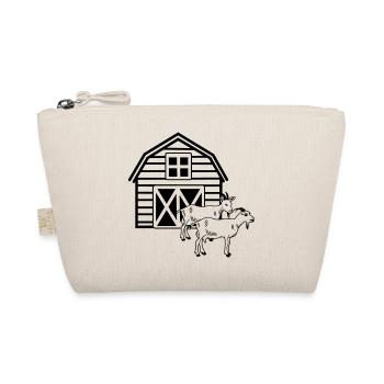 Goat farm two goats - Organic Pouch - nature - Front