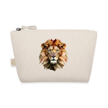 Lion polygonal majestueux – géométrique - Trousse biologique - nature - Devant