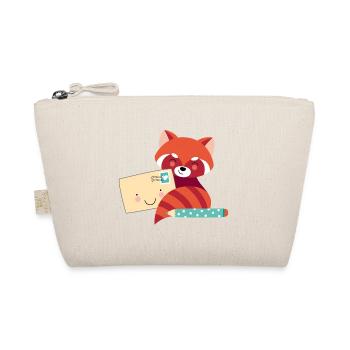 Panda roux avec lettre - Trousse biologique - nature - Devant