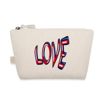 Love Love a 3D design - Trousse biologique - nature - Devant