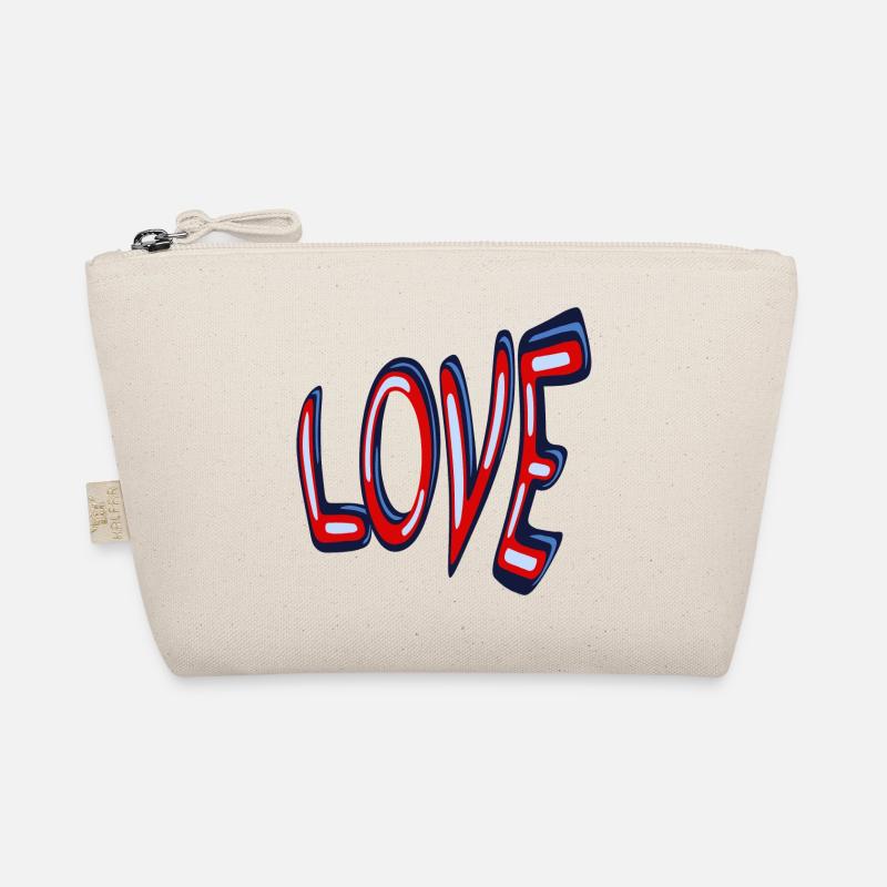 Love Love a 3D design Organic Pouch