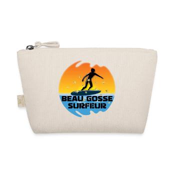 beau gosse surfeur soleil dégradé océan - Trousse biologique - nature - Devant