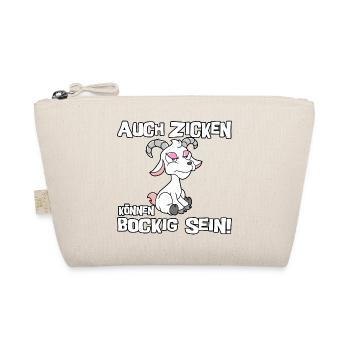 Auch Zicken können bockig sein - Bio-Täschchen - Natur - Vorne