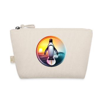 Penguin Surfer Coucher de soleil - Trousse biologique - nature - Devant