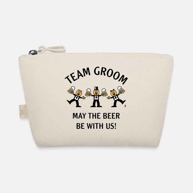Team Groom (Karikatur / Bier mit uns / 3C / B) Bio-Täschchen
