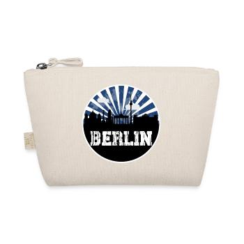 Berlin Skyline Blue Hour - Organic Pouch - nature - Front