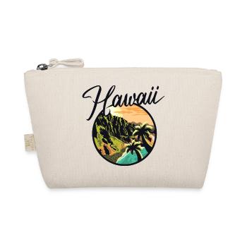 hawaii island nature icon Insel Natur color Logo - Bio-Täschchen - Natur - Vorne