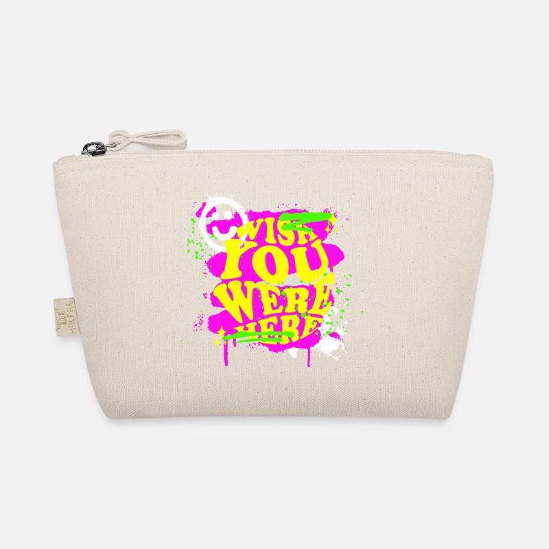 Wish You Were Here Distorted!!! Organic Pouch