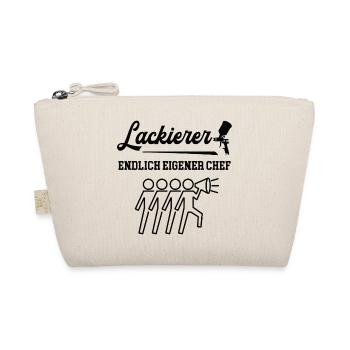 Lackierer Endlich Chef Selbstständig Eigene Firma - Bio-Täschchen - Natur - Vorne