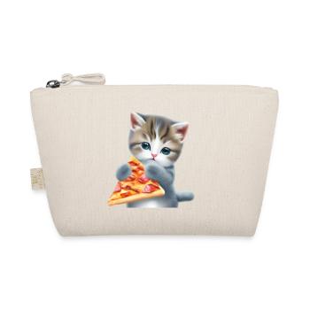 Pizza Cat - Organic Pouch - nature - Front