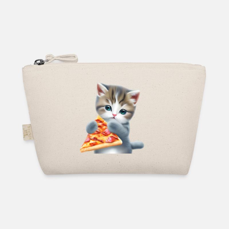 Pizza Katze Bio-Täschchen