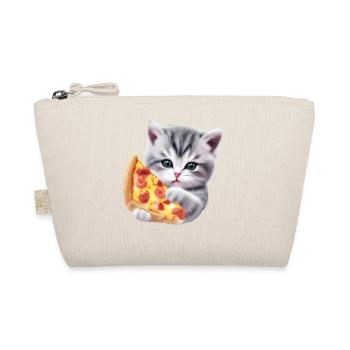 Pizza Cat - Organic Pouch - nature - Front