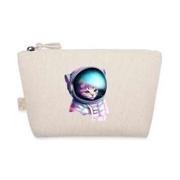 Astronaut Katze - Bio-Täschchen - Natur - Vorne