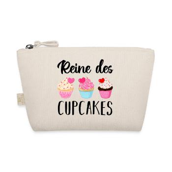 Reine des cupcakes cadeau pâtisserie patissière - Trousse biologique - nature - Devant