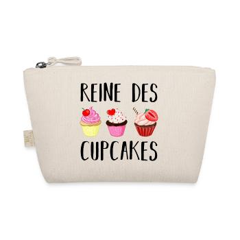 Reine des cupcakes cadeau pâtisserie patissière - Trousse biologique - nature - Devant