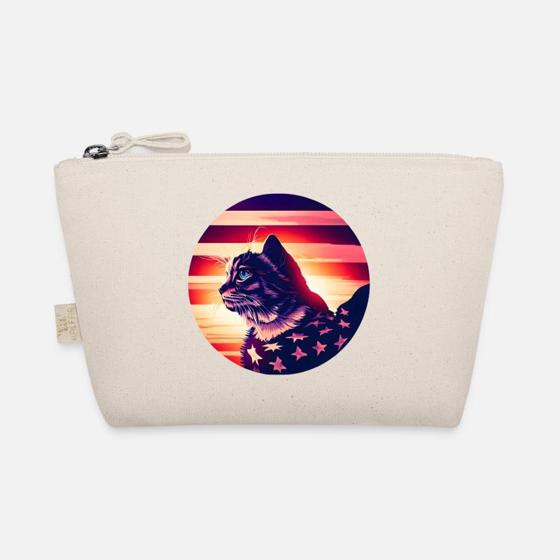 Coucher de soleil de chat américain Trousse biologique