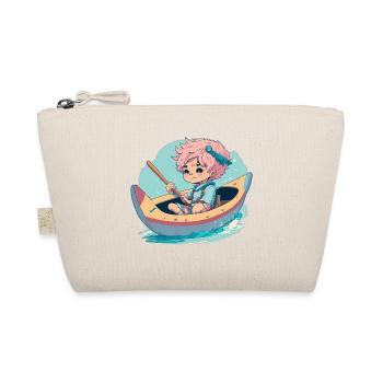 Boy in the canoe - Organic Pouch - nature - Front