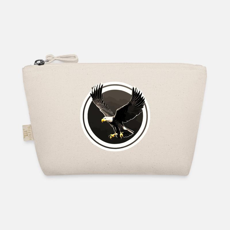 Eagle logo in circles Organic Pouch