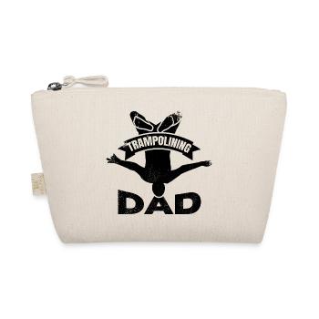 Trampoline jumper dad - Organic Pouch - nature - Front