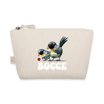 Bocce Player Saying Ball Bird with Jack Bocci - Organic Pouch - nature - Front