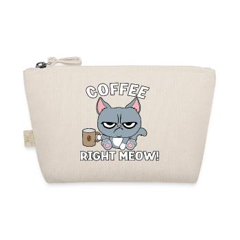 Coffee right meow - Bio-Täschchen - Natur - Vorne