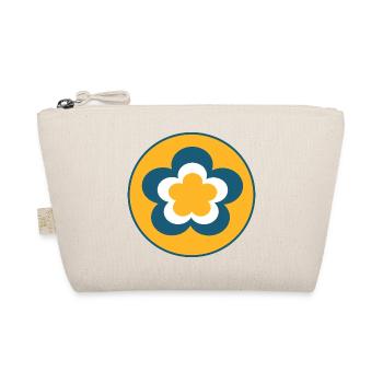 70s Flower Pattern - Organic Pouch - nature - Front