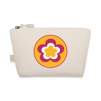 des années 70 fleur motif rétro Hippie fleurs pouvoir - Trousse biologique - nature - Devant