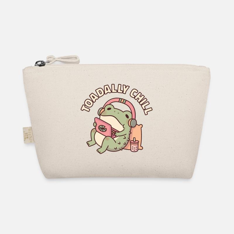 Crapaud mignon relaxant avec ordinateur portable Toadally Chill Trousse biologique