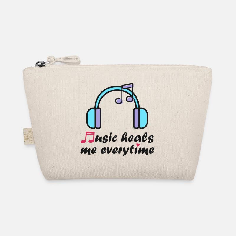 Music heals me everytime Organic Pouch