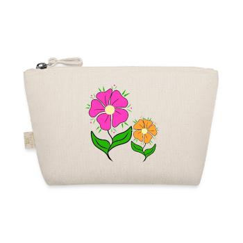 colorful flower meadow daisies flower flower tendril - Organic Pouch - nature - Front