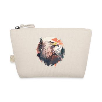 Eagle Head Nature Wilderness Forest Trees Mountains - Organic Pouch - nature - Front
