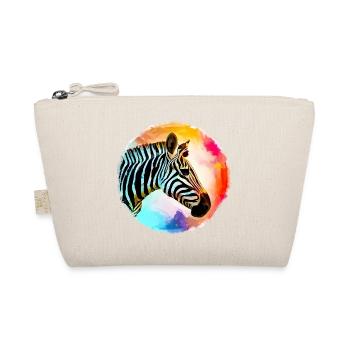 Zebra - Bio-Täschchen - Natur - Vorne