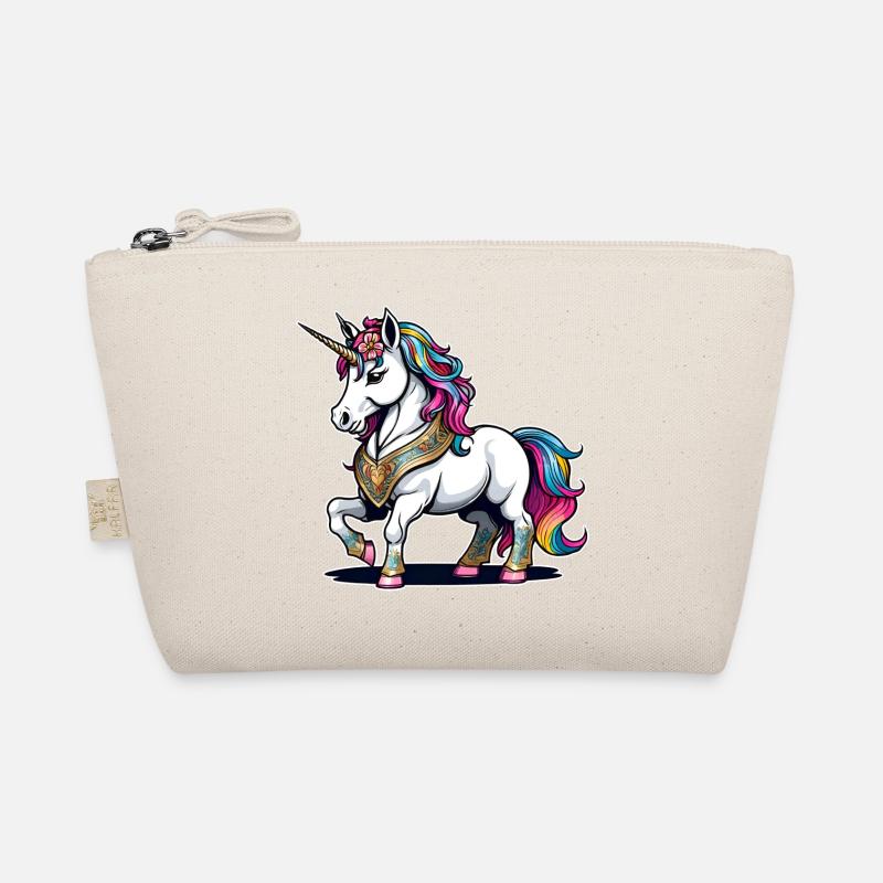 Regenbogen Einhorn Bio-Täschchen
