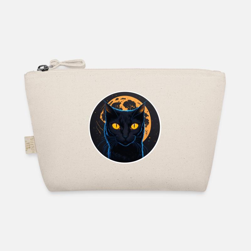 Chat noir Halloween Trousse biologique