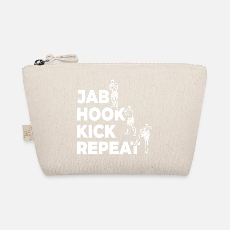 Jab Hook Kick Repeat Organic Pouch