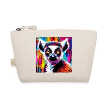 Lemur - Bio-Täschchen - Natur - Vorne