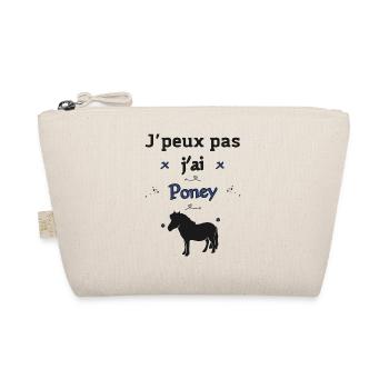 J'peux pas j'ai Poney - Trousse biologique - nature - Devant