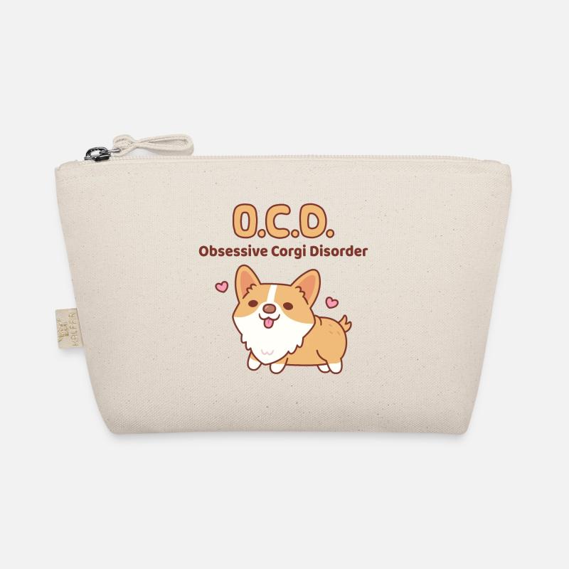 Cute Corgi Obsessive Corgi Disorder Funny Organic Pouch