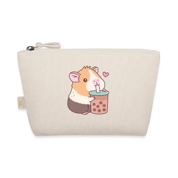 Un cochon d’Inde mignon aime boire du thé à bulles - Trousse biologique - nature - Devant