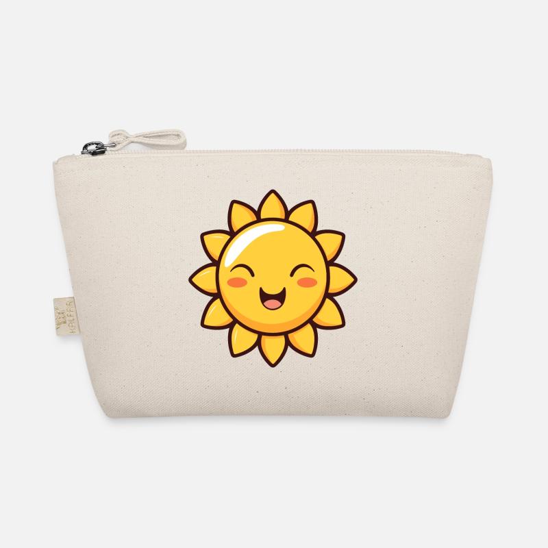 Lachende Sonne Sommer Spass Geschenk Bio-Täschchen