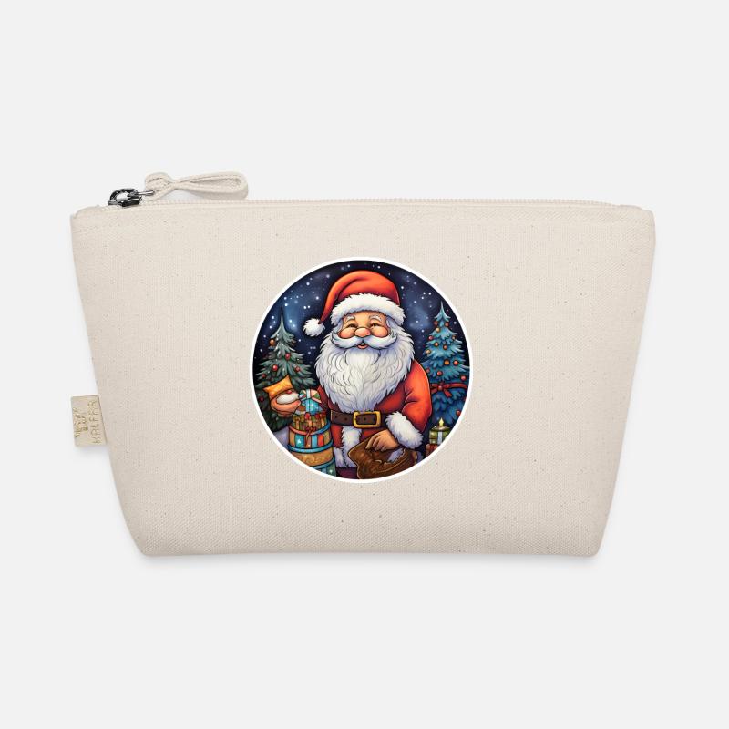 Weihnachtsmann klassisch Bio-Täschchen