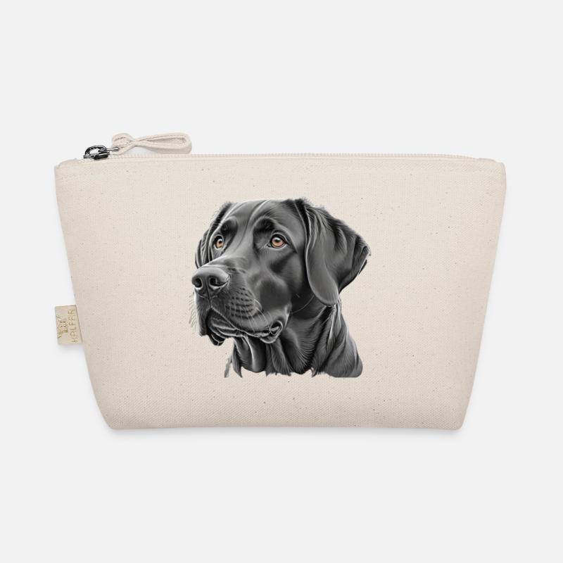 Labrador Head Organic Pouch